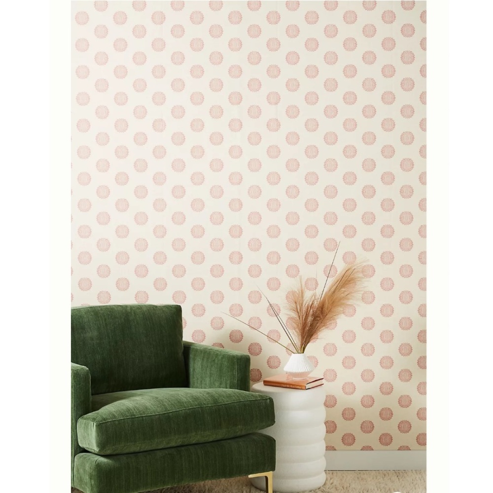 Anthropologie Ruby Medallion Wallpaper